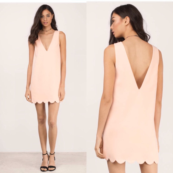 Tobi Dresses & Skirts - TOBI || Wonder Why Blush Shift Dress.